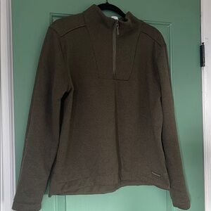 Cinch Olive Green Quarter-Zip Pullover